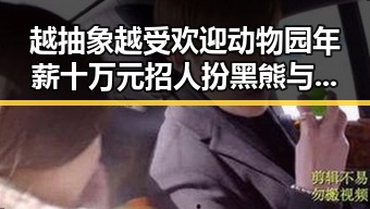 越抽象越受欢迎动物园年薪十万元招人扮黑熊与国际油价16日大跌引发关注